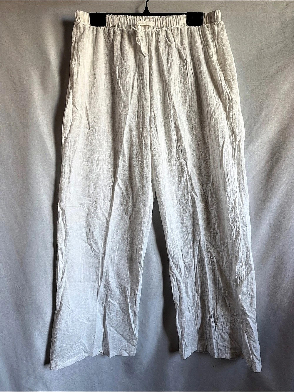 White Wide Leg Pants